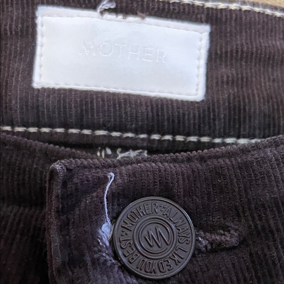 MOTHER Chocolate Brown Flare Pants - Picture 2 of 4